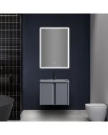 مرآة حمام مستطيلة مع إضاءة ليد 50×80 سم - (TC-822)