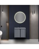 مرآة حمام دائرية مع إضاءة ليد 60×60 سم - (TC-804) 