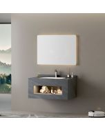 مغسلة معلقة مع مرآة - أوركس كوبو