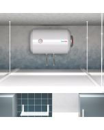 سخان مياه كهربائي 80 لتر أفقي سبارك هيت - الخزف السعودي