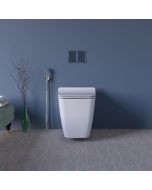 كرسي دورة مياه معلق - موديل أ - أوف وايت