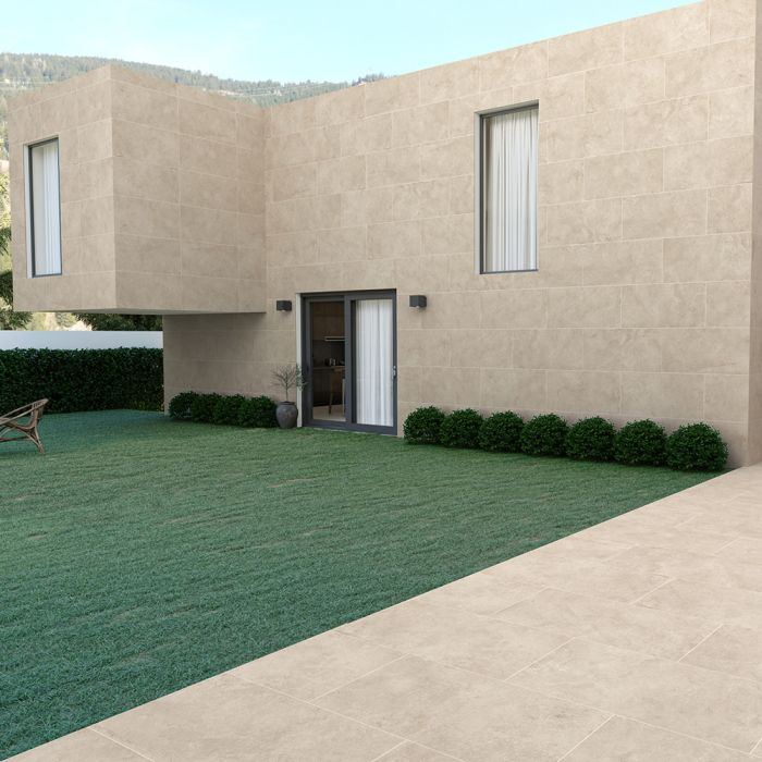 بلاط أرضيات / واجهات بورسلان 40×80×2.0 سم - بيج 