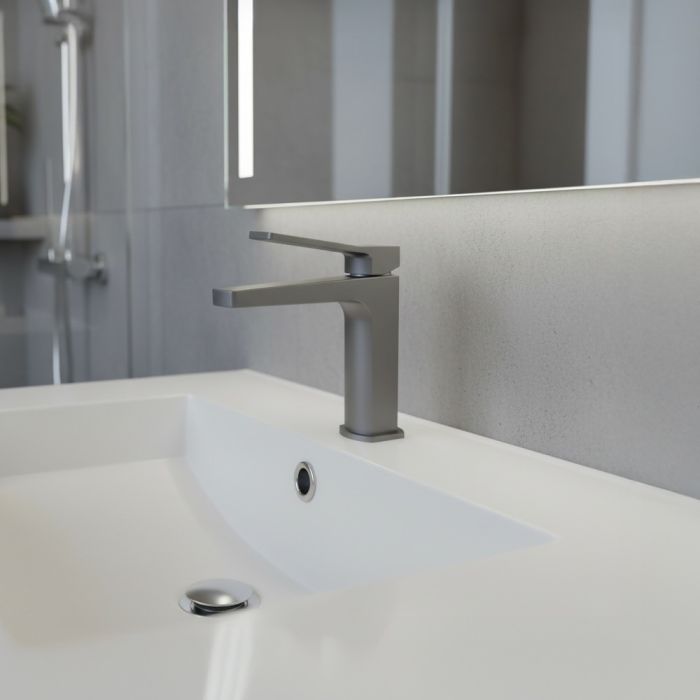 Wash Basin Mixer CONZA ORYX - Matt Grey 