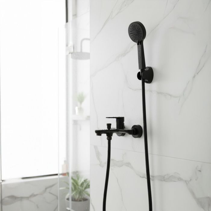 Bath Mixer SCANNO ORYX - Matt Black