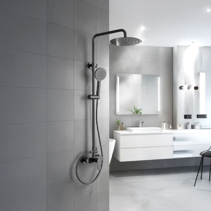 Shower Column Set SCANNO ORYX - GunMetal 