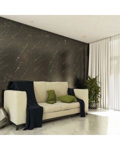 Wall/Floor porcelain Tiles 60x120x1.0cm - Black Marble 