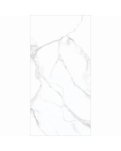 Wall Porcelain Tiles, 60x120x1.3 cm - white Marble 