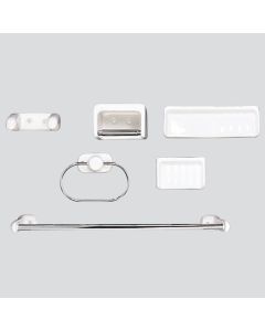 Bathroom Accessories Set ACC 500 (6 pcs) White Ceramic