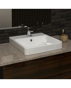 TYPE-G Over Counter Top Wash Basin 48cm - OFF WHITE