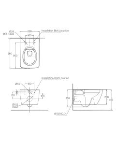 SQUARE WC 