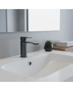 خلاط مغسلة سكانو - رمادي معدني 