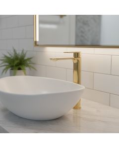 خلاط مغسلة سكانو أوركس 25 سم - ذهبي 