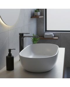 خلاط مغسلة سكانو أوركس 25 سم - رمادي معدني 