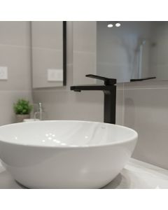 خلاط مغسلة كونزا أوركس 25 سم - أسود مطفي 