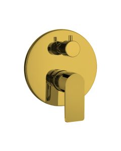 Concealed Shower mixer Gold - Saudi Ceramics 