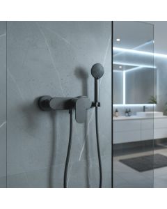 خلاط دش استحمام سكانو أوركس - رمادي معدني 