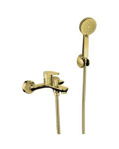 طقم خلاط حوض استحمام سكانو أوركس - ذهبي 