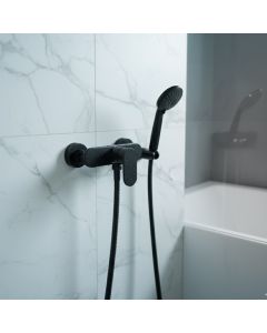 خلاط دش استحمام سكانو أوركس - أسود مطفي 