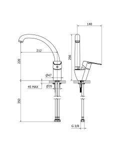 Sink mixer - NAPOLI 