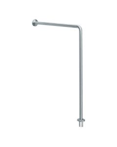 Wall to Floor Angled Grab bar 750x780mm with 2 support points - MEDICLINICS