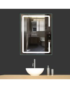 مرآة مع إضاءة ليد 60×80 سم 