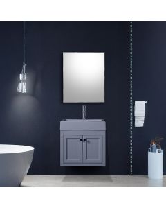 مرآة حمام مستطيلة 60×50 سم 