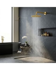 Shower Arm Wall-Mounted - English Gold 