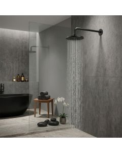 Shower Arm Wall-Mounted - Matt Black 