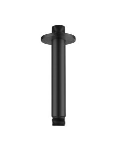Shower Arm Ceiling Mounted Round - Matt Black