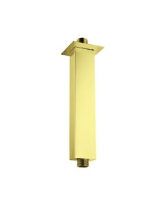 Shower Arm Ceiling Mounted Square - English Gold 