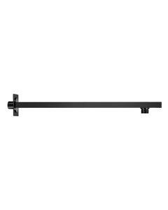 Shower Arm Wall Mounted Square - Matt Black 