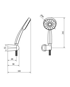 Hand shower set - FLORENCE 