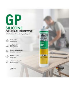 WACKER GP Silicone Sealant for General Purpose 280ml - Clear 