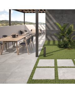 بلاط أرضيات بورسلان 60.5×60.5×2 سم - رمادي