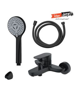 BATH MIXER STARK WITH HAND SHOWER BLACK