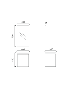 Wash Basin Counter - GARNETT 