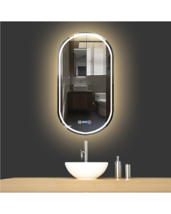 مرآة حمام مع إضاءة ليد 50×90 سم NC051