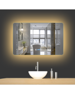 مرآة حمام  أفقية مع إضاءة ليد NC097